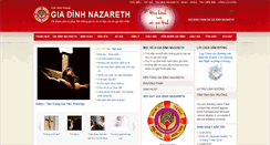 Desktop Screenshot of giadinhnazareth.org